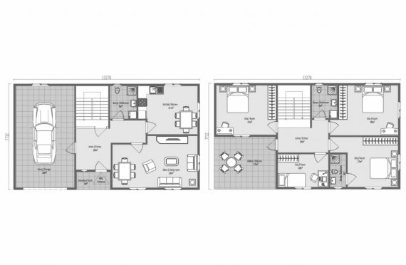 206 m2 Geprefabriceerd huis