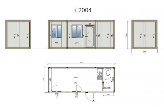 Flat Pack Container K 2004