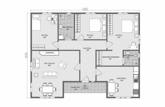 123 m2 Modulair huis