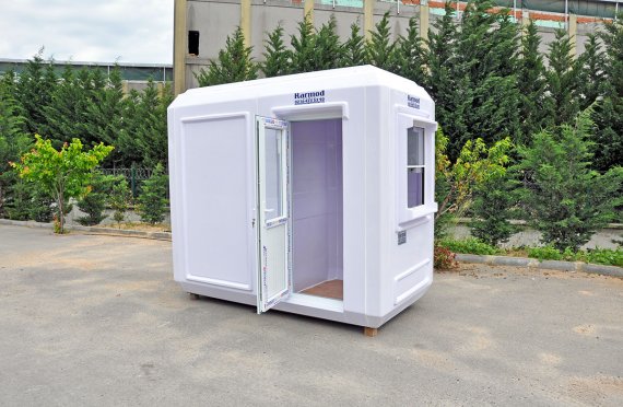 150x270 verplaatsbaar toilet & Beveiligingshokje