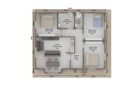 105 m² Geprefabriceerde Woning