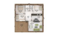 107 m² Geprefabriceerde Woning