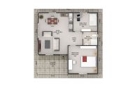 61 m² Geprefabriceerde Woning