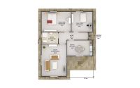 49 m² Geprefabriceerde Woning