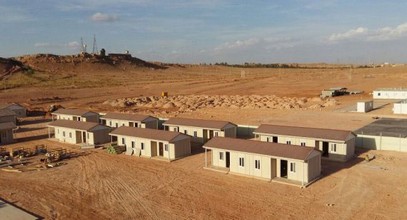 Een geprefabriceerd betaalbaar woningproject in Algerije