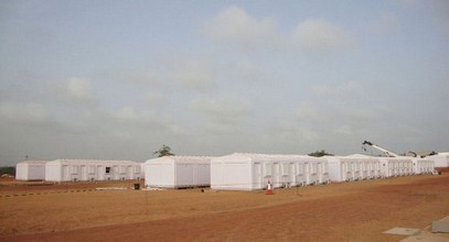 Karmod voltooide een bouwplaats geschikt voor 250 personen in Somalië
