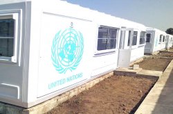 Karmod heeft voor de VN-Vredesmacht een behuizingsproject opgezet in Nigeria