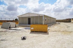 De productie van geprefabriceerde gebouwen voor een olie-extractieplaats in Libië is afgerond