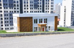 Luxueus geprefabriceerd sales kantoor voor Bosporus Stadsproject