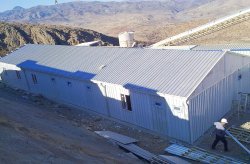 Bouwplaatsgebouw afgeleverd aan Anagold Mining, Turkije