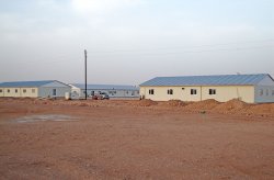 Geprefabriceerd bouwplaatscomplex in Algerije