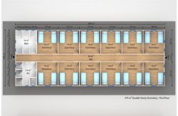 Geprefabriceerde Slaapzalen - Plannen