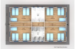 Geprefabriceerde Slaapzalen - Plannen