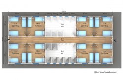 Geprefabriceerde Slaapzalen - Plannen