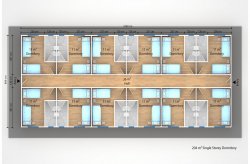 Geprefabriceerde Slaapzalen - Plannen